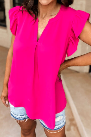 NEW Elodie Top in HOT PINK!