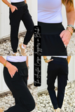 The Austin Cargo Joggers in Black!
