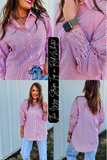 The Izzy Stripe Top in Red/White!