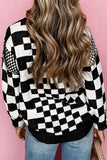The San Francisco Check Top! (Black/White)