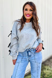 The Zoey Bow Sweatshirt!