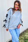 The Zoey Bow Sweatshirt!