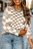 The San Francisco Check Top! (Khaki/White)