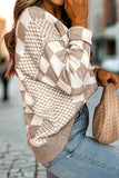 The San Francisco Check Top! (Khaki/White)