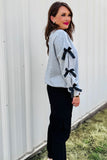 The Zoey Bow Sweatshirt!