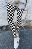 Checkered Leggings! (Black/White) (S, M, XL)