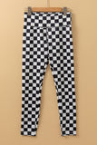 Checkered Leggings! (Black/White) (S, M, XL)