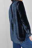 The Cascades Velvet Top (Navy)!