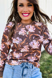 ‘Rooted in Bloom’ Henley Top!