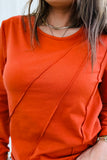 The Sleek Statement Top in Pumpkin!