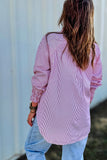 The Izzy Stripe Top in Red/White!
