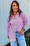 The Izzy Stripe Top in Red/White!