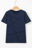 Navy Textured Top! (In Stock!)