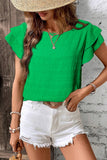 The Brynlee Blouse in Green! (S, M)