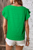 The Brynlee Blouse in Green! (S, M)
