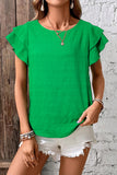 The Brynlee Blouse in Green! (S, M)
