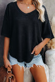 The Waffle Waves Top in Black!