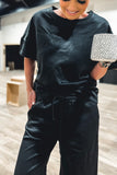‘The Beckham’ Textured 2-Piece Set! (Black)
