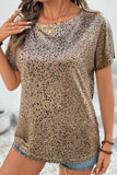The Soho Shimmer Animal Print Tee!