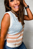 50% Off!!! The Americana Knit Tank! (Large, XL)