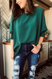Oversized Shift Top (Deep Green)!