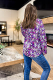 The Purple Blooms Top!