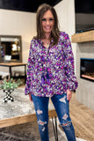 The Purple Blooms Top!