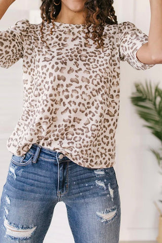 NEW Summer Ribbed Leopard Top!