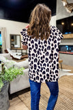 50% Off!!! ‘Wild Thang’ Silky Flutter Top! (Small)