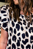 50% Off!!! ‘Wild Thang’ Silky Flutter Top! (Small)