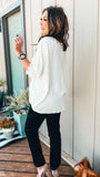 Oversized Shift Top (Crisp White)!