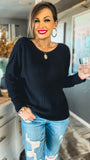 ‘The Kira’ Lace-Back Top (Black)!