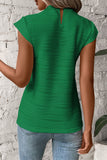 NEW The Monticello Wavy-Textured Top! (Green)
