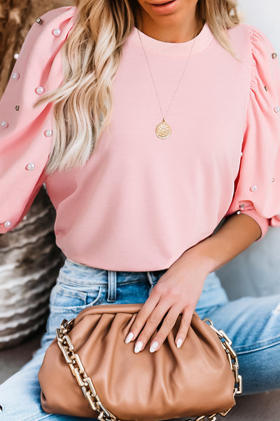 NEW Zara Sparkle Sleeve Top (Pink)! – Stormy Brooke Designs