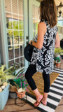 50% Off!!! Classic Damask Sleeveless Top! (3X)