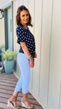 Sadie Capri Jeggings (White!)