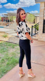 Flat-Front Sadie Capri Jeggings in BLACK!!!