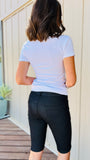 50% Off: The Sadie Bermuda Shorts in Black Denim! (Only $16.98)