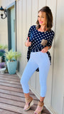 Sadie Capri Jeggings (White!)