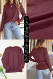 The Rustic Edge Top (Mulberry Spice)!