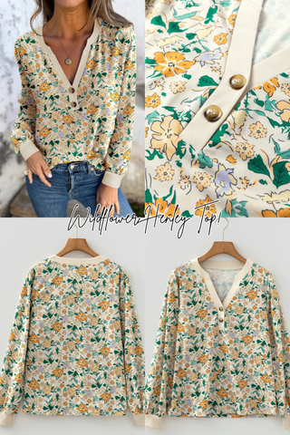 Wildflower Henley Top!