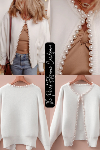 The Pearl Elegance Cardigan!