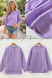 The Amari Breeze Pullover in Lavender!