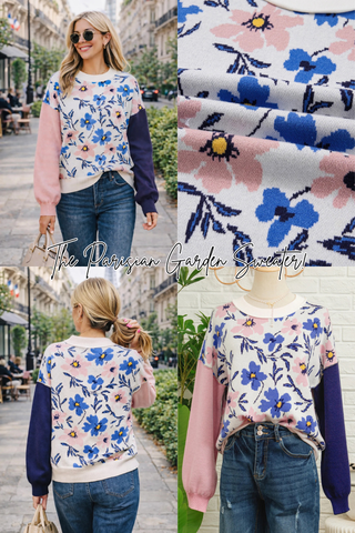 The Parisian Garden Sweater!