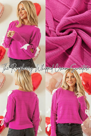 The Raspberry Whipped Cream Sweater!