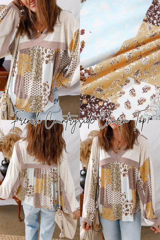 French Countryside Charm Top!