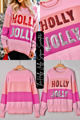 The Holly Jolly Sequin Sweater!