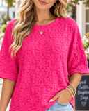 The Pink Petal Textured Tee! (In stock!)