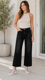 Sunset Blvd Crop Jeans (Black)! (In stock!)