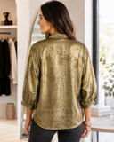 The Gilded Glow Blouse! (In stock!)